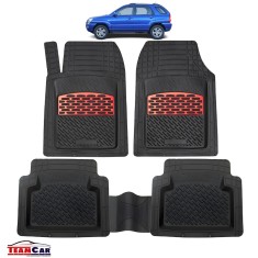 Hyundai Tucson I (2004-2009) Covorase Auto TeamCar&reg;- Cauciuc Tip Tavita Red