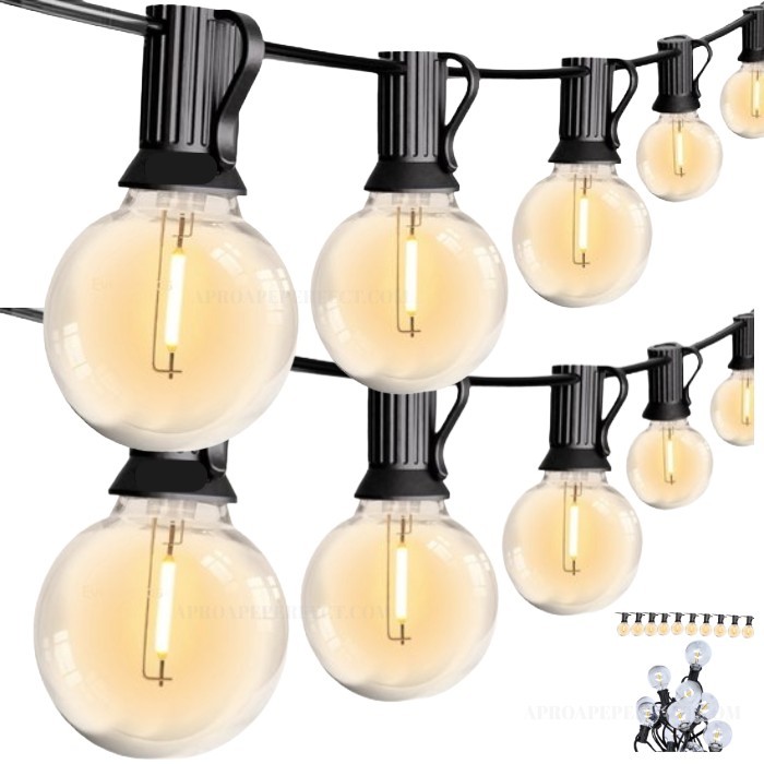 Ghirlanda LED, Flag Light, 10 becuri, G40 E12, 5 m