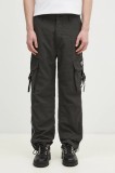 Levi&#039;s pantaloni x Gundam SEED culoarea negru, fason cargo, high waist, A7409.0000