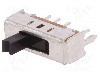 Intrerupator glisant, 3 pozitii, SP3T, ON-ON-ON, C&amp;K - OS103011MS8QP1