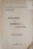 PROLOGUS LA COMEDIILE LUI PLAUTUS. TEZA DE DOCTORAT-ELIODOR CONSTANTINESCU-249694