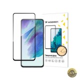 Folie de protectie Ecran WZK pentru Samsung Galaxy S21 FE 5G G990 Sticla securizata Full Glue Neagra