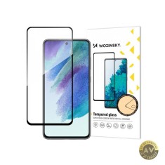 Folie de protectie Ecran WZK pentru Samsung Galaxy S21 FE 5G G990 Sticla securizata Full Glue Neagra