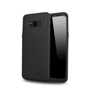 Husa FullBody MyStyle Black pentru Samsung Galaxy S8 PLUS acoperire completa 360 grade cu folie de protectie gratis foto