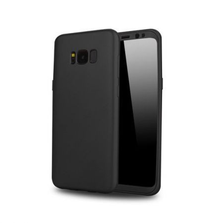 Husa FullBody MyStyle Black pentru Samsung Galaxy S8 PLUS acoperire completa 360 grade cu folie de protectie gratis