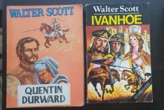 4 titluri WALTER SCOTT: Ivanhoe / Quentin Durward / Talismanul / Kenilworth