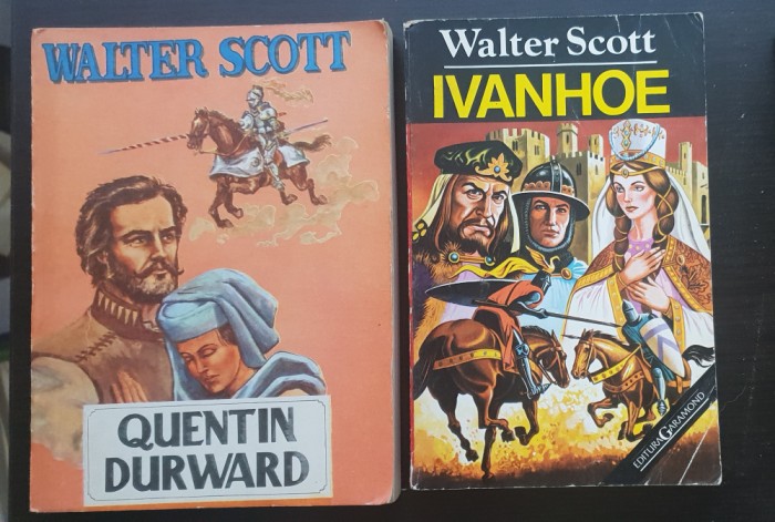 2 titluri WALTER SCOTT: Ivanhoe / Quentin Durward