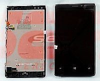 LCD+Touchscreen cu Rama Nokia Lumia 920 BLACK Original Swap foto