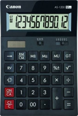 Calculator de birou Canon AS1200 12DIG Dark Grey foto