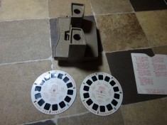 Vizualizator vintage diapozitive circulare stereo VIEW-MASTER