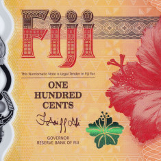 Fiji 100 Centi (2023) - P124 UNC (polimer, comemorativa)