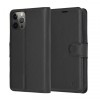 Husa Portofel Piele Techsuit Leather Folio Neagra pentru Apple iPhone 12 Pro