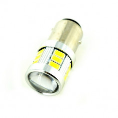 Bec 2 faze BAY15D 5630 18SMD Canbus 9V-30V nonpolar. Lumina Alba JSUN12 Mall