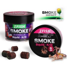 Wafters ZFISH Smoke Pop up Dumbells 8 mm, Squid-Krill, 20g
