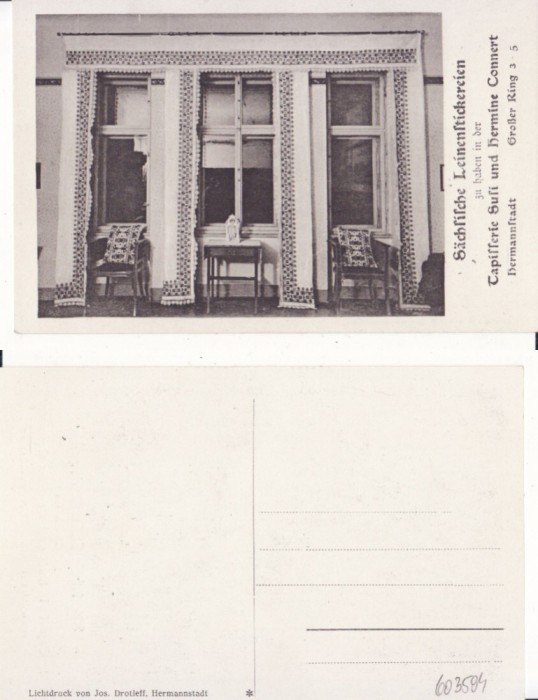 Sibiu -Magazin de tapiserie- reclama, RR