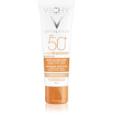 Vichy Capital Soleil cremă colorantă &icirc;mpotriva petelor pigmentare 3 &icirc;n 1 SPF 50+ Tinted 50 ml