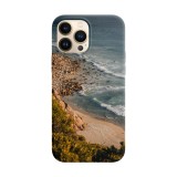 Husa compatibila cu Apple iPhone 14 Plus model Crashing Waves on Shore, Silicon, TPU, Viceversa, Transparent, Carcasa