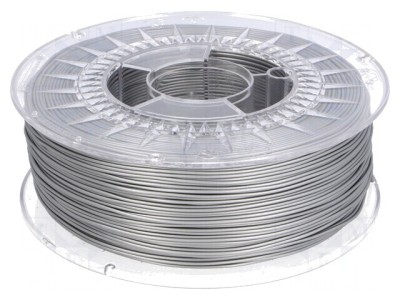 Filament PLA Argintiu 1.75mm 1kg foto