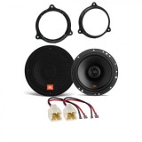 Pachet Difuzoare Auto JBL Stage2 624, 240W, 16.5cm + Inele Distantier, Compatibil Renault Clio IV