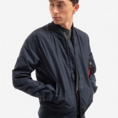 Alpha Industries geacă bomber MA-1 TT bărbați, culoarea bleumarin, de tranziție 191103.07-navy