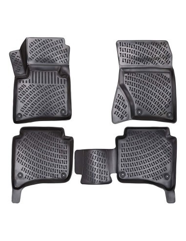 Set covorase auto din cauciuc tip tavita Porsche Cayenne II 2011-2017