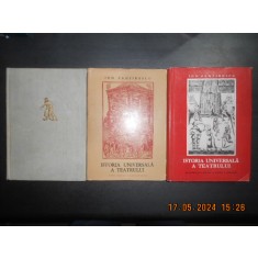 Ion Zamfirescu - Istoria universala a teatrului 3 volume 1958, editie cartonata