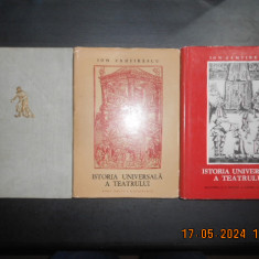 Ion Zamfirescu - Istoria universala a teatrului 3 volume 1958, editie cartonata