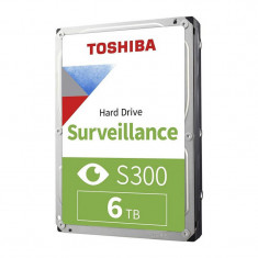 Hard disk server Toshiba S300 Video Surveillance 6TB SATA-III 3.5 inch 5400rpm 256MB 24/7 SMR bulk foto