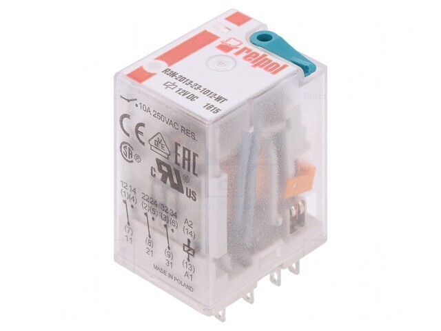 Releu Electromagnetic 3PDT 12VDC 20A