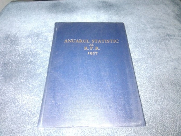 ANUARUL STATISTIC AL RPR 1957