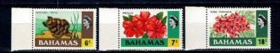 Bahamas 1971 - Uzuale, fauna-flora, serie neuzata foto