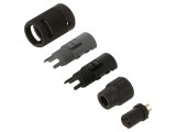 Conector Circular 3-PIN 125V Mufă Mamă pentru Lipire pe Cablu