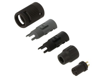 Conector circular mamă 3 pini, 125V foto