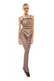 Anais Catsuit Orica Negru Marime S/M din Poliamida, Bretele Ajustabile