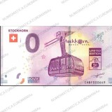 !!! 0 EURO SOUVENIR - ELVETIA , STOCKHORN , TELECABINA - 2018.1 - UNC // NU TRIMIT PRIN CURIER