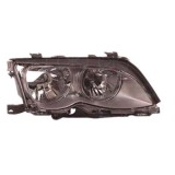 Far Bmw Seria 3 (E46) Sedan/Combi 06.1998-09.2001 TYC fata dreapta rama titanium, tip bec H7+H7