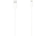 Cablu de date Lightning Hama 1, 50m alb, pentru iPhone/iPod/iPad
