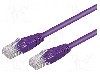 Patch cord Cat 5e, U/UTP, conexiune 1:1, 0.5m, Goobay - 95216
