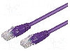 Patch cord Cat 5e, U/UTP, conexiune 1:1, 1m, Goobay - 95219