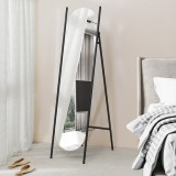 Oglinda de podea, en.casa, PXIT-0156 Fardella, 150 x 41 x 59,5 cm, metal, negru, reglabila HausGarden Leisure