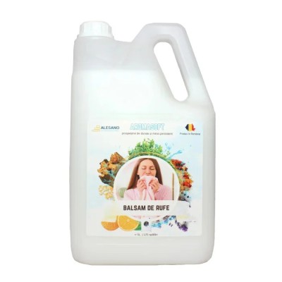 Balsam lichid pentru rufe, 5L, AromaSoft foto