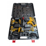 Trusa 4 unelte German Meister cu 2 acumulatori și incarcator 128, 8 Ah