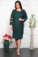 Compleu Elegant 2 piese Celest Verde - 48Marimea foto