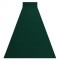 Traversa anti-alunecare RUMBA 1970 o singură culoare sticla verde, 200 cm