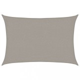 Cumpara ieftin Panza parasolar gri deschis dreptunghiular 2x2,5m HDPE 160 g/m&sup2;