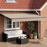 vidaXL Cort electric retractabil Bej 2,5 x 2 m 3421117