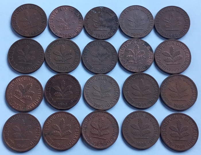 Germania, Lot 1 Pfennig