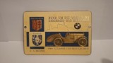 Placheta - BMW Veteranen Club - Wartburg Eisenach - Bad Hersfeld 4-6 mai 1990 7,5 cm x 11 cm