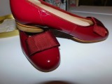 GABOR, pantofi , balerini noi , piele naturala , superbi 41 1 /2