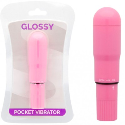 GLOSSY - POCKET VIBRATOR DEEP ROSE foto